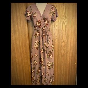 Lavender Floral Maxi Dress WORN ONCE